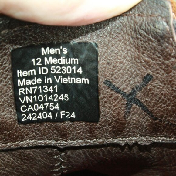 LL Bean Portland Brown Leather Lightweight Vibram Sole Chelsea Boots Size 12 M - Picture 8 of 9